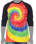 Rainbow Spiral Raglan
