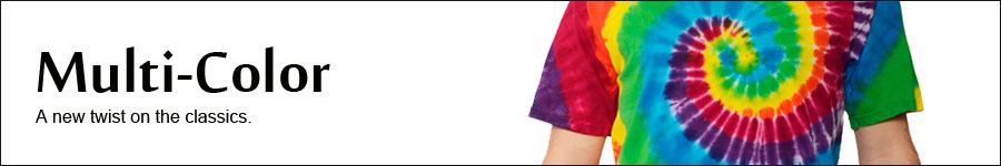 Rainbow multi-color Tie-Dye T-Shirts
