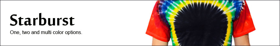 Starbursts Sunbursts Tie-Dye T-Shirts