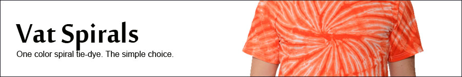 Vat Spiral Tie-Dye T-Shirts