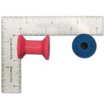 1-1/8" Colored Hourglass Wood Spool  