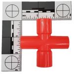Plastic 4 Way Tube Connector