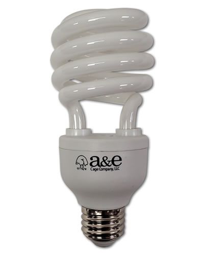 Spiral 23 Watt Full Spectrum Bulb - A&E Cage Co