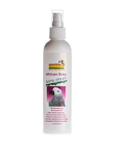 African Grey Bath Spray - Mango