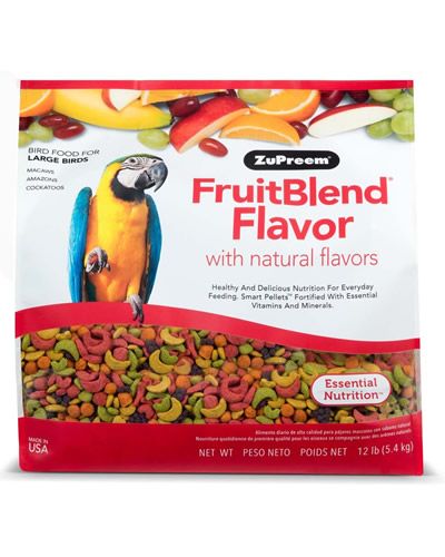 12lb Large Parrot Fruit Blend - Zupreem 