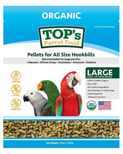 4lbs Parrot Pellets - Top's Parrot Food